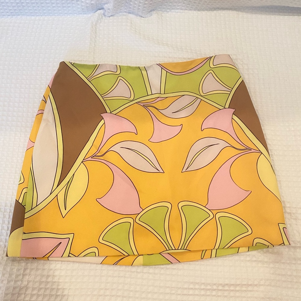 Zara printed skirt